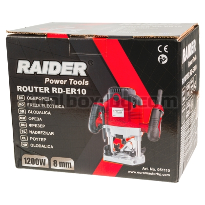 Оберфреза Raider Power Tools 1200W 8mm RD-ER10