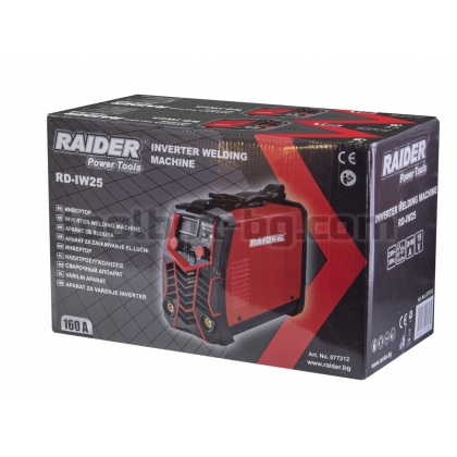 Инверторен Електрожен Raider Power Tools 160A RD-IW25