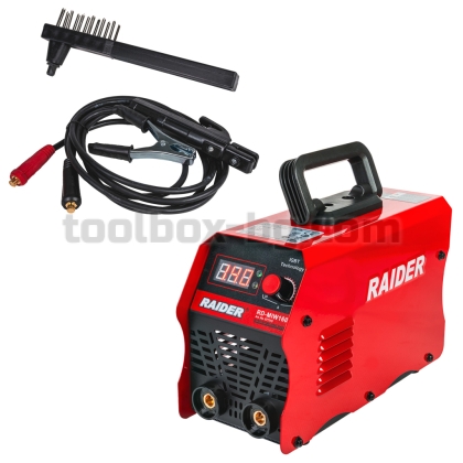 Инверторен Електрожен Raider Power Tools 180A Display RD-MIW220