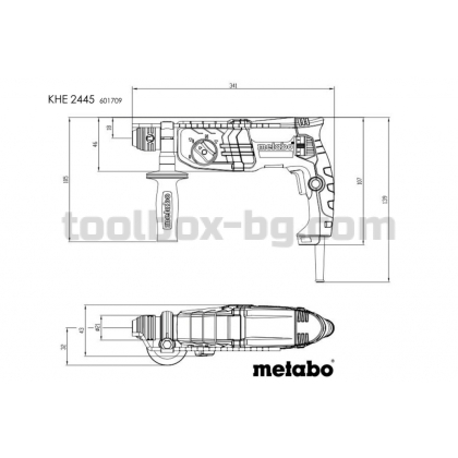 Перфоратор METABO 800W 24mm SDS+ KHE 2445 KOMBI