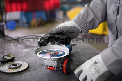 Ъглошлайф Bosch GWX 14-125 S с X-LOCK