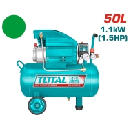 Бутален компресор на TOTAL, 50 L, 1100W