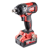 Акумулаторен Удърен Безчетков Гайковерт Raider Industrial. 20V 4-ск.4Ah 480Nm1/2"куфар RDI-IBW04