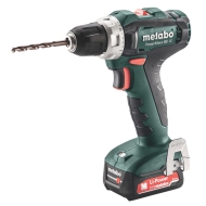 Акумулаторен Винтоверт. 12V 40Nm METABO POWERMAXX BS 12 2x2Ah