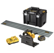Акумулаторен Ръчен Циркуляр Dewalt DCS520T2R, 165 мм, 54V XR FLEXVOLT с Батерии и Зарядно Устройство + Линеал и Куфар