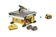 Акумулаторен Настолен Циркуляр Dewalt DCS7485T2, 210 мм, 54V, 2 Батерии и Зарядно + Подарък 1 батерия DCB546