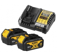 Зарядно Устройство Dewalt DCB1104 + 2 бр. Батерии DCB184 18 V 5 Ач DCB1104P2