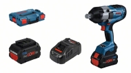 Акумулаторен ударен гайковерт Bosch BITURBO GDS 18V-1050 H 2x PC 5.0 Ah и зарядно устройство в L-BOXX