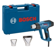 Пистолет за горещ въздух Bosch GHG 23-66 Professional + 2 дюзи и куфар