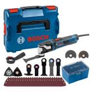 Мултифункционален инструмент Bosch GOP 55-36 Professional с комплект аксесоари в куфар L-BOXX 