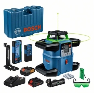Ротационен лазер Bosch GRL 650 CHVG, 1x 4.0 компютър и зарядно устройство в куфар