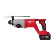 Milwaukee M18™ SDS-plus 26 мм с D-образна Дръжка 2x M18 B4 Батерии, Зарядно устройство M12-18 C и HD Куфар